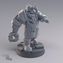 dwarven engineer tabletop fantasy play gnome dwarf dnd cast castnplay 3d print model - Mito3D