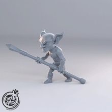 goblins weapons tabletop fantasy goblin play shield spear sword cast castnplay 3d print model - Mito3D