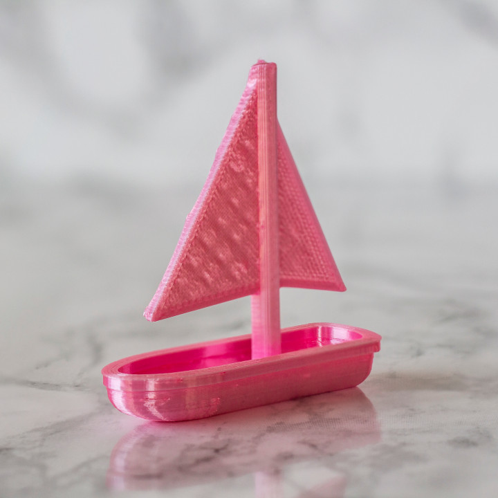 vela barco oceano navio miniatura sail boat 3D print model - Mito3D