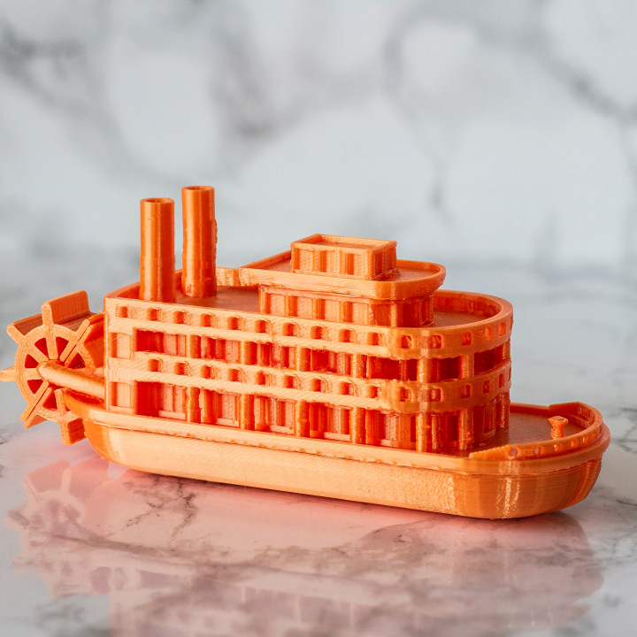 pagayer bateau modèle océan navire ancien miniature paddle wheel 3D print model - Mito3D