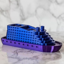 croisière navire bateau océan l'eau miniature vacances cruise ship 3d print model - Mito3D
