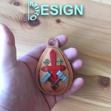 çekiç kolye cazibe tasarım eğlence mücevher logo madalya madalyon süs kalkan savaşçı takı Tapınakçı yaşam tarzı haçlı Medaillon 3d print model - Mito3D
