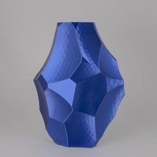 flint vases mode sculpture vase rock sculpt spiral spiralize chipped 3d print model - Mito3D
