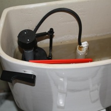 toilet flush handle repair spare parts bathroom flusher 3d print model - Mito3D