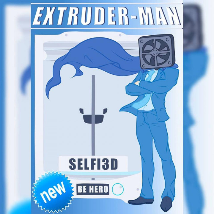 extruder-man fan art games toys character comic fanart 3D print model - Mito3D