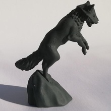 war fox miniature 28mm store animal dog fantasy hound warhammer boardgame tabletop cavalry dnd kings kow foxmen 3d print model - Mito3D