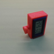 termometre durum kılıf ayakta durmak 3d print model - Mito3D