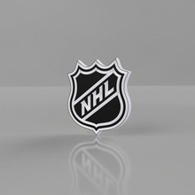 nhl logo badge ice league hockey national icehockey 3d print model - Mito3D