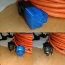 enchufe manga jardín caso funda seguridad eléctrico toma corriente práctico 12v 3d print model - Mito3D