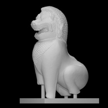 guardian lion scan temple religion royalty asia thailand courage khmer cambodia strength 3d print model - Mito3D