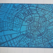 timisoara street map education streets 3d print model - Mito3D