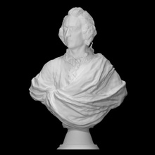 fracasso inglês Varredura retrato escultura mármore masculino Inglês fotogrametria Schaffelt metropolitan museum of art 3d print model - Mito3D