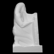 heykel Vali Montuemhat taramak Mısır diz çökmüş thebes late period granodiyorit upper egypt 3d print model - Mito3D