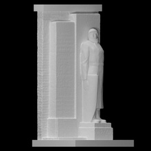 prima guerra mondiale monumento scansione scultura soldato memoriale Belgio anversa 3d print model - Mito3D