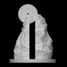 reach purgatory scan metal modern sculpture stone turkey istanbul 3d print model - Mito3D