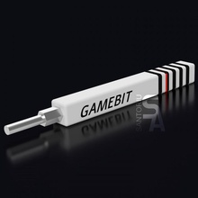 gamebit hex key holder nintendo handle screw tool allen gameboy nes bit cardridge 3d print model - Mito3D