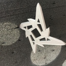 throwing star -version 3 -battle damage ninja cosplay shuriken ninjastar karate throwingstar asllexicon toddolsen karatestar karatetool karateweapon starlabs3d 3d print model - Mito3D