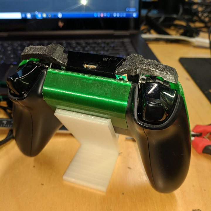 xbox esquerda pára choques remixado aparelhos eletrônicos controlador faça jogos vídeo 3D print model - Mito3D