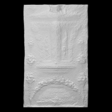 pilaster panel scan decorative roman sculpture renaissance relief terracotta 3d print model - Mito3D