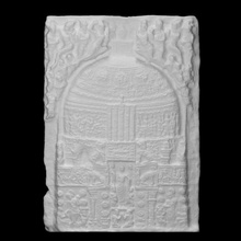 great shrine amaravati scan india stone limestone relief gods buddhist 3d print model - Mito3D