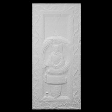 tombstone slab dinadato spinelli scan stone marble italian relief 3d print model - Mito3D