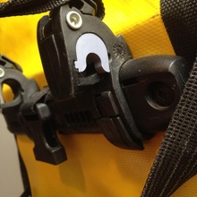 8mm inserções ortlieb ql21 ganchos Bolsa bicicleta prateleira rolo espaçador inserir substituir 16mm monte pannier cestos 3d print model - Mito3D