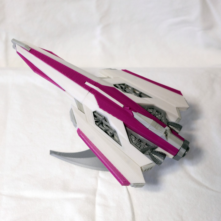 vaisseau spatial type éducation espace Navette navette spatiale transformer space ship shuttle 3D print model - Mito3D