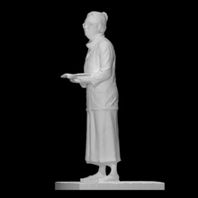 monument pak kyongni scan figure lady portrait sculpture statue bronze poet author korean figurative writer novelist remember 3d print model - Mito3D