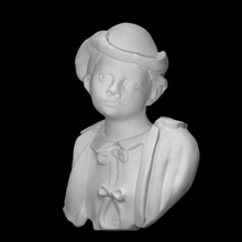 bust young shepherd farmer scan face head boy venice 3d print model - Mito3D