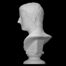 Tibère analyse buste sculpture marbre empereur photogrammétrie Naples César 3d print model - Mito3D