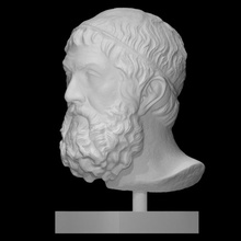 busto filósofo escanear homero 3d print model - Mito3D