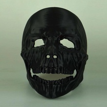 indossabile psico maschera norma bates props cosplay halloween spaventoso cranio spooky denti multipart 3d print model - Mito3D