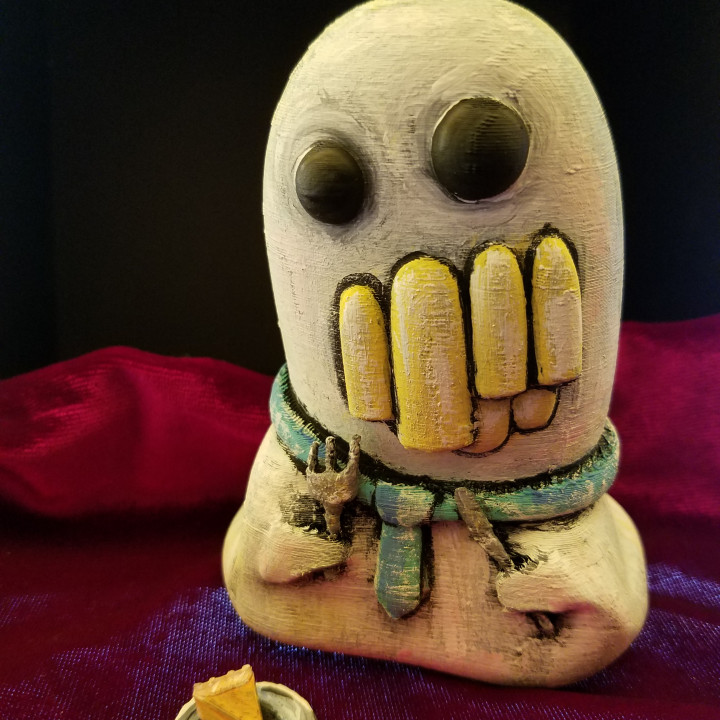 ghosty pie ghost cartoon 3D print model - Mito3D