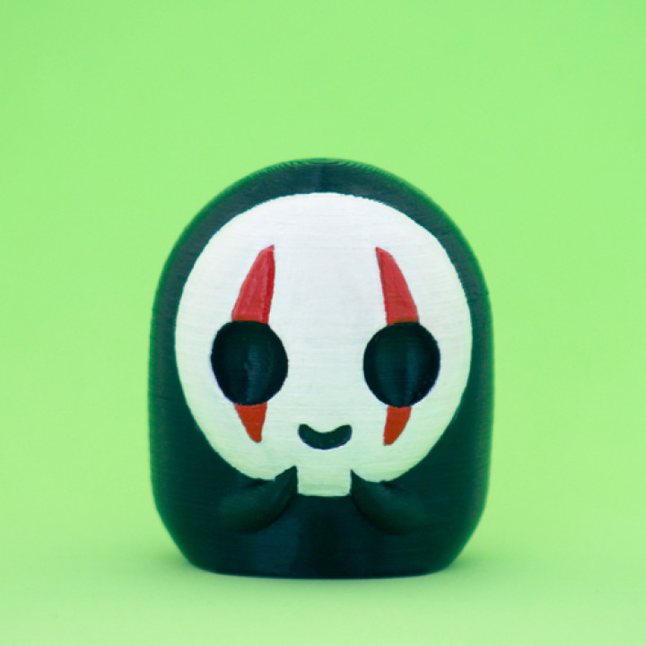 faceless chibi toys & games ghibli taiced spirited chihiro 3D print model - Mito3D