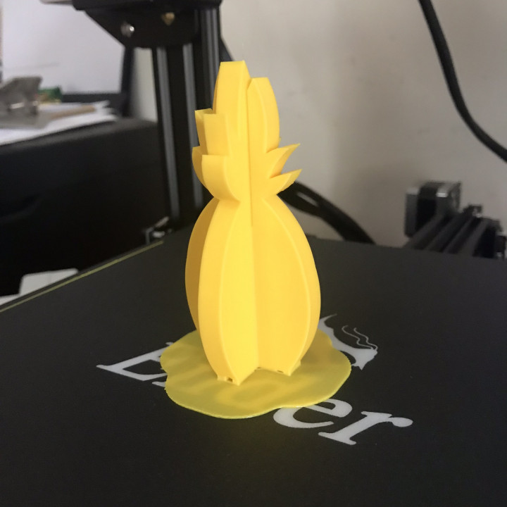 ananas 2 pezzi giardino 3D print model - Mito3D