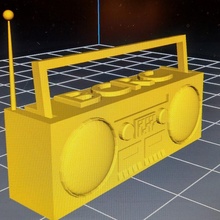 bcrc Beatmaster Zubehör Design Puppe Haus Rahmen Schule LKW Kassette Garage Radio rc Crawler 1 10 3d print model - Mito3D
