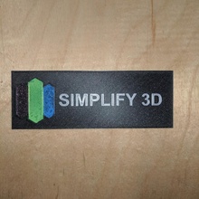 semplificare 3d cartello fan arte modello colore multi fetta affettatrice 3d print model - Mito3D
