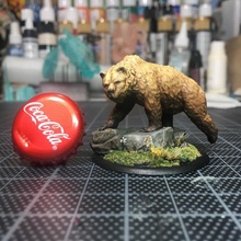 oso pardo 28mm mesa animal d kodiak 3d print model - Mito3D