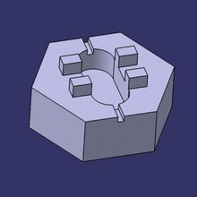 basic tests - reapeatability test groove hexagon basics 3d print model - Mito3D