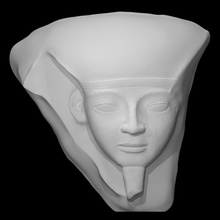 rei Ramsés vi Varredura 3d túmulo barba sarcófago Osiris fotogrametria Thebes british museum ramesses conglomerado 3d print model - Mito3D