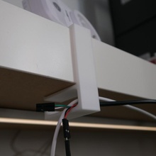ikea lack cable holder spare parts hack ikealack managment 3d print model - Mito3D