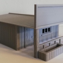 Marshall oficina juego guerra juguetes mesa figurilla salón paisaje occidental 3d print model - Mito3D