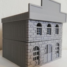 banco juegos guerra juguetes mesa figurilla juego paisaje occidental 3d print model - Mito3D