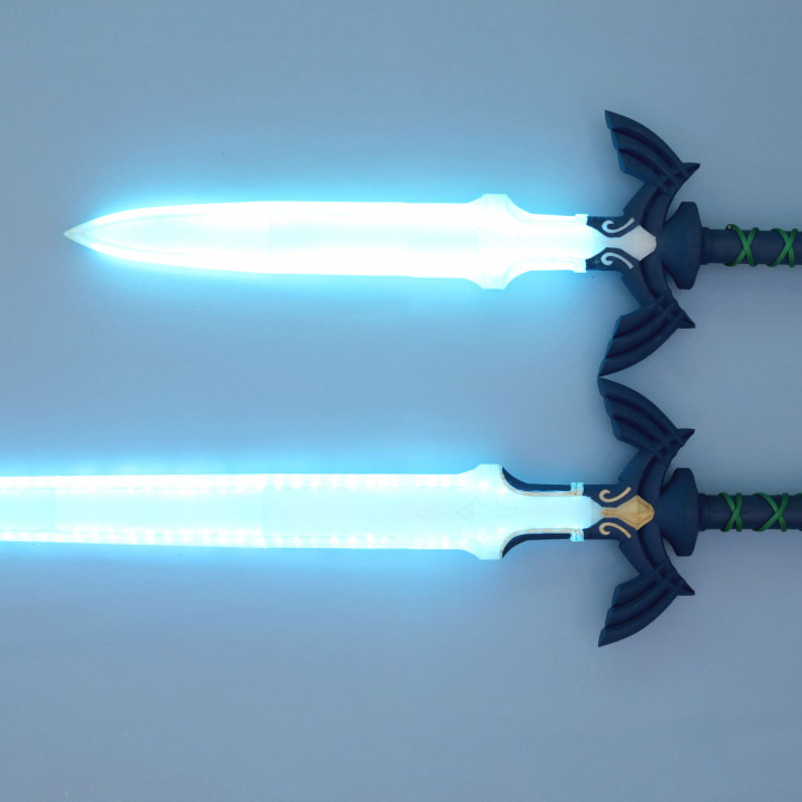 led zelda master sword props & cosplay prop toy replica 3D print model - Mito3D