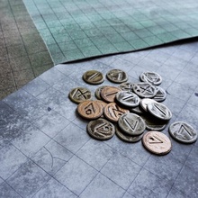monete tavolo Giochi d warhammer miniatura 28mm dnd tokken 3d print model - Mito3D