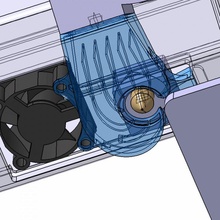 original snapmaker enfriamiento ventilador v20 3d print model - Mito3D