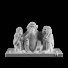 monkeys lausanne switzerland scan 3d print model - Mito3D