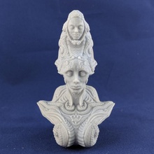 mimic store ancient bust female horror victorian steampunk scifi giger abstract ornate 3d print model - Mito3D