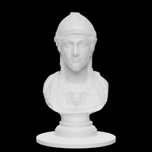 athena parthenos scan bust face god greek head portrait woman 3d print model - Mito3D