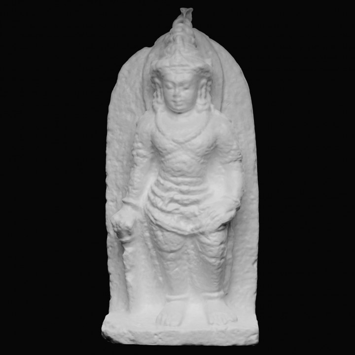 Hindu Gottheit Scan Java Mythologie Skulptur Statue Stein Tempel Religion 3dprint 3dscan Königreich Linderung Indonesien Gebet 3D print model - Mito3D